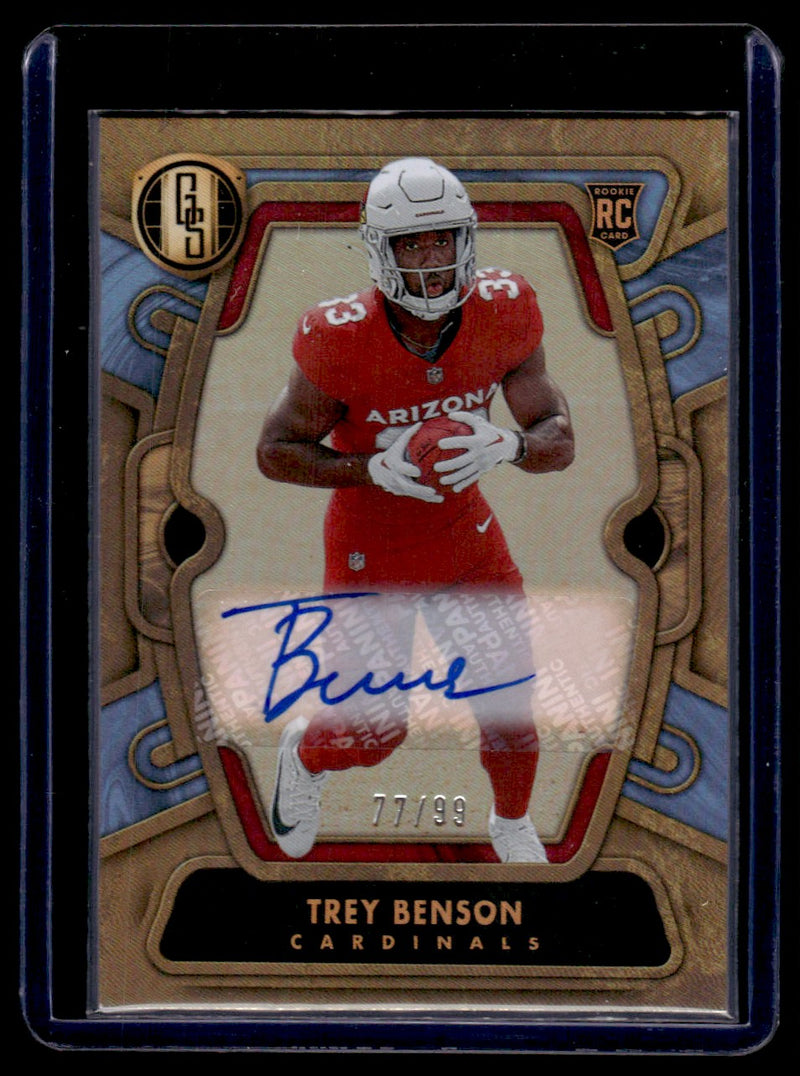 2023 Panini Gold Standard Trey Benson #144 Rookie Auto /99
