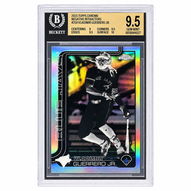 2025 Topps Chrome Vladimir Guerrero Jr. #259 Negative Refractor BGS 9.5