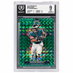 2024 Panini Mosaic 177 Saquon Barkley Mosaic Green Beckett 9 Mint Philadelphia Eagles