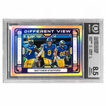 2024 Panini Photogenic Matthew Stafford #9 A Different View Silver /150 BGS 8.5