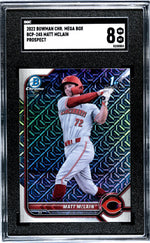 2022 Bowman Chrome Mega Box Matt McLain #BCP-245 SGC 8