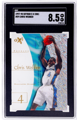 1997-98 SkyBox E-X2001 Chris Webber #59 SGC 8.5