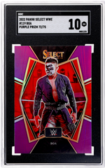 2022 Panini Select WWE Purple Prizm Boa #119 Premier Level /75 SGC 10