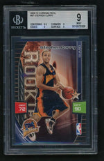 2009 Panini Adrenalyn XL Stephen Curry Rookie Beckett 9 Mint Warriors