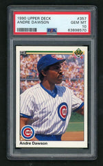 1990 Upper Deck Andre Dawson #357 PSA 10