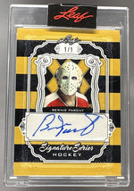 2021 Leaf Superlative Hockey Bernie Parent Signature Gold 1/1 Auto