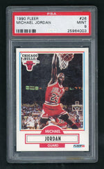 1990 Fleer Michael Jordan #26 PSA 9