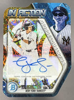 2025 Bowman Draft George Lombard Jr In Action Die-Cut Auto Gold Mini Diamond /50