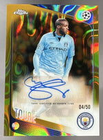2025 Topps Chrome UCC Yaya Toure Legends Gold Lava Refractor Auto /50
