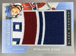 2021 Upper Deck Black Diamond Cole Caufield Rookie Team Logo Jumbo Patch RC