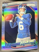 2025 Panini Prizm Jaxson Dart #430 Rookie Variations Silver Giants
