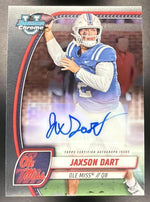 2024 Bowman Chrome University Jaxson Dart #PA-JDA Prospect Auto Rebels
