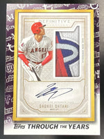 2021 Topps Shohei Ohtani #TTY-17 Through the Years Angels
