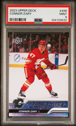 2023 Upper Deck Connor Zary #496 PSA 9