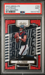 2023 Panini Absolute Red Squares CJ Stroud #102 /499 /99 PSA 9