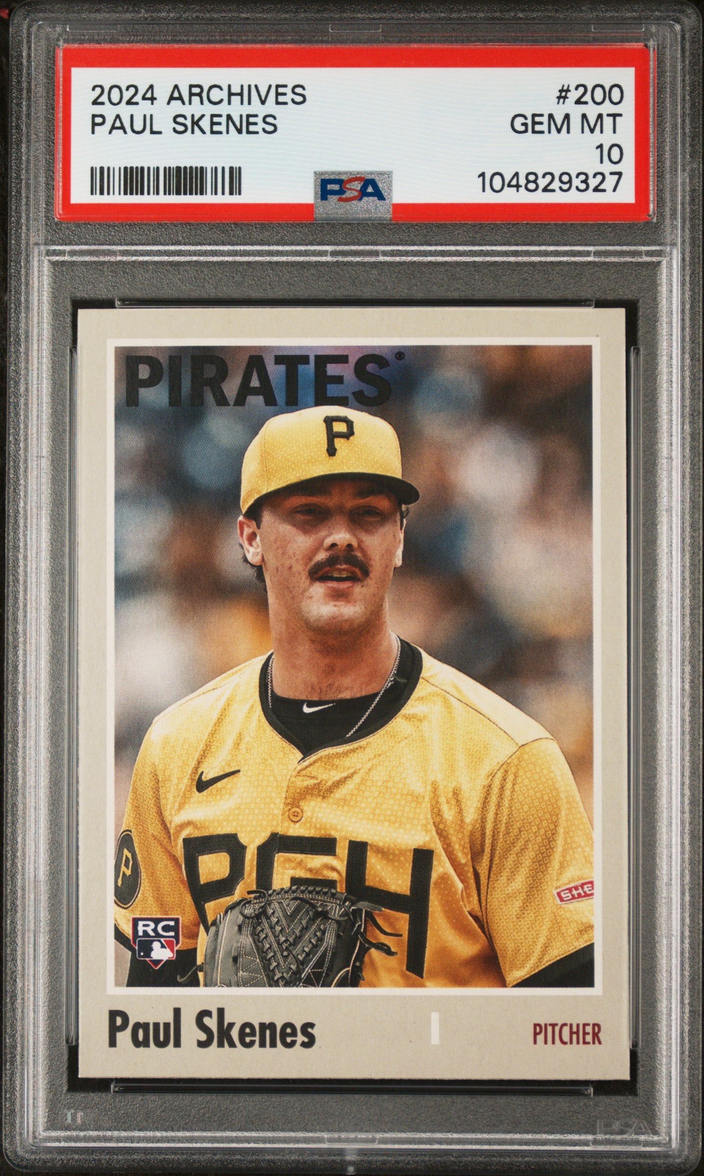 2024 Topps Archives Paul Skenes #200 PSA 10 RC
