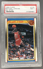 1988 Fleer All Star Michael Jordan #120 PSA 7