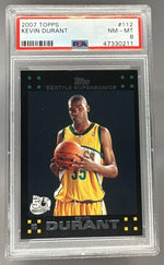 2007 Topps Kevin Durant #112 PSA 8