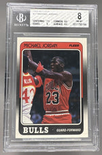 1988 Fleer Michael Jordan #17 BGS 8