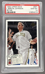 1992 Upper Deck Larry Bird/Magic Johnson #SP1 PSA 10