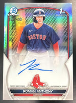 2023 Bowman Roman Anthony #CPA-RA Chrome Auto Refractor /499 1st Prospect