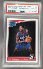 2018 Donruss Optic Rated Rookie Shai Gilgeous-Alexander #162 PSA 10