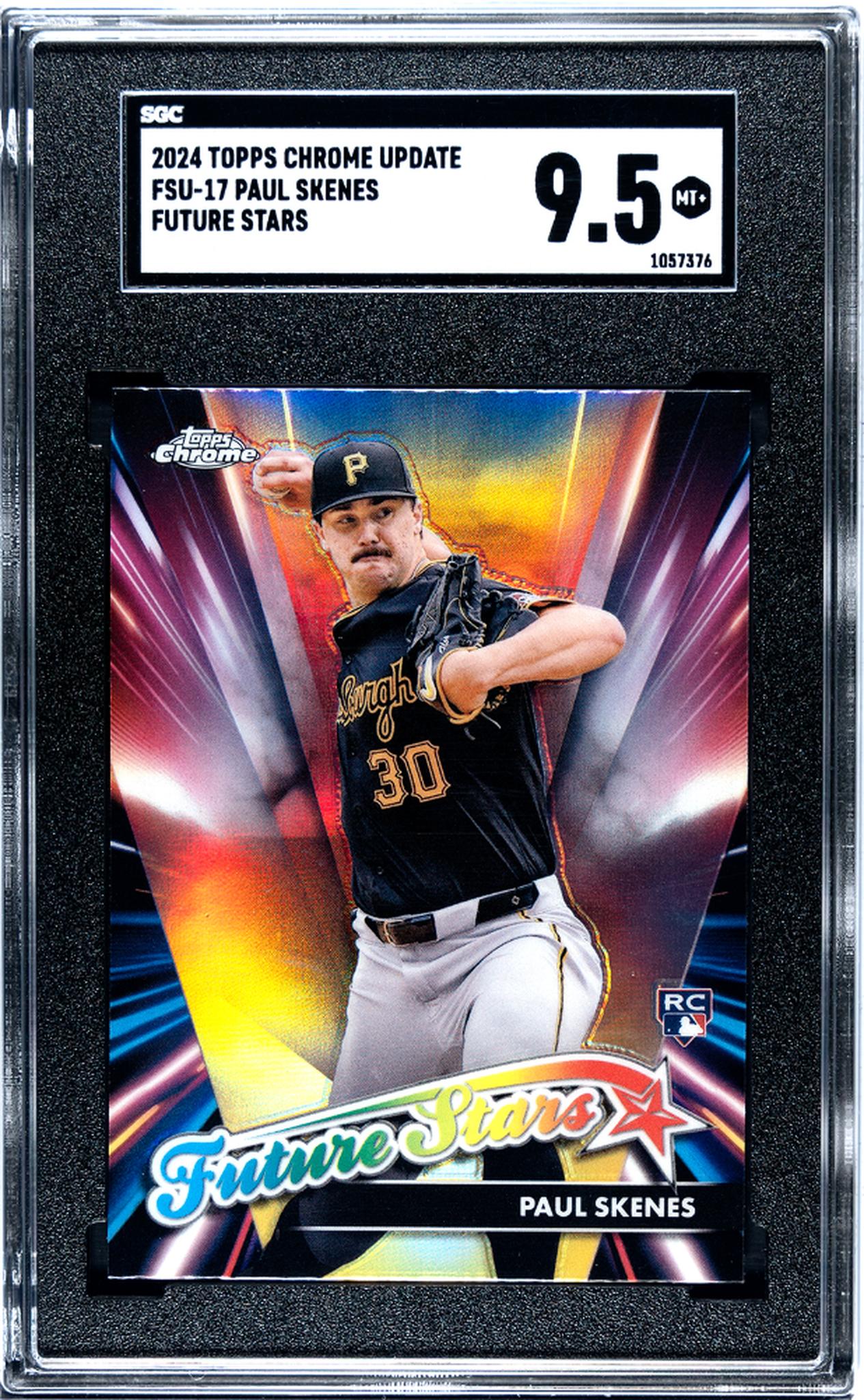 2024 Topps Chrome Update Future Stars Paul Skenes #FSU-17 RC SGC 9.5