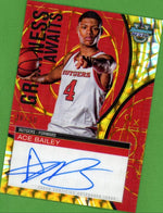 2025 Bowman Best Ace Bailey Greatness Awaits Gold Geometric Auto /50