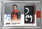2022 Topps Dynasty F1 Carlos Sainz Ray Ban Patch Auto /10