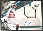 2021 Panini Limited #105 DeVonta Smith Rookie Patch Auto /99 RC