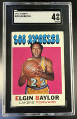 1971 Topps #10 Elgin Baylor SGC 4