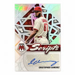 2022 Panini Mosaic Cristopher Sanchez Rookie Scripts Holo Auto RC