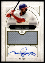 2025 Definitive Collection Jimmy Rollins Game-Used Jersey Patch Auto /50