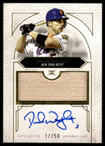 2025 Definitive Collection David Wright Game-Used Bat Patch Auto /50