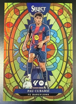 2025 Select #16 Pau Cubarsí Stained Glass Rookie RC SSP