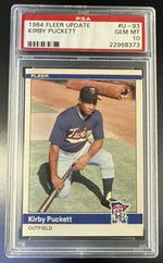 1984 Fleer Update Kirby Puckett #U93 PSA 10