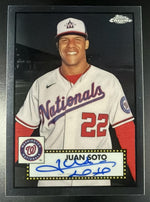2021 Topps Chrome Juan Soto Platinum Anniversary Auto