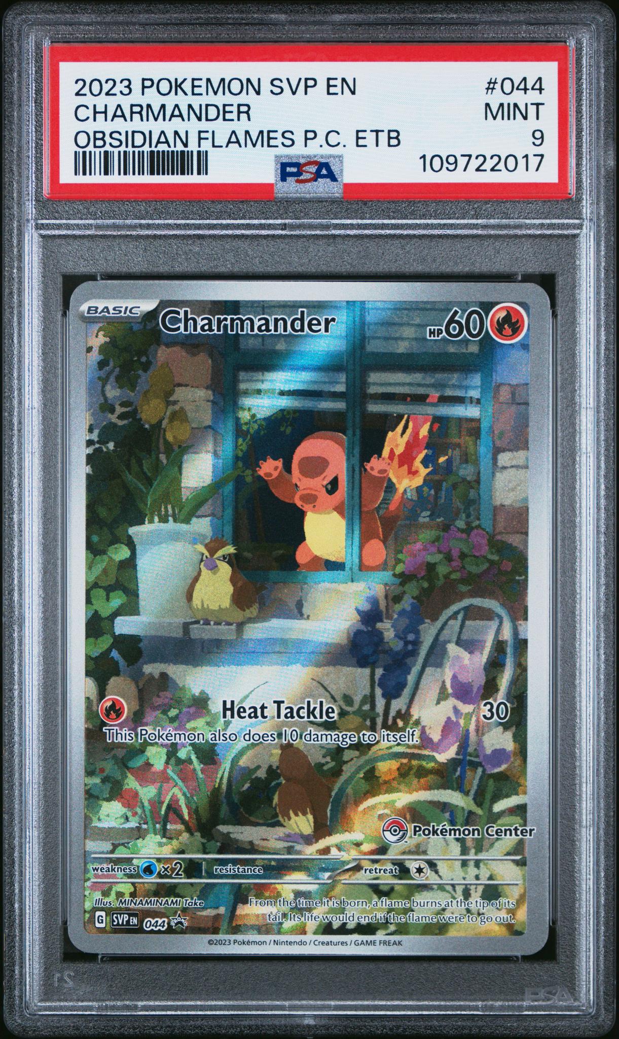 2023 Pokémon Obsidian Flames Charmander #044 PSA 9