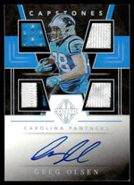 2019 Majestic Greg Olsen Captsones Quad Player-Worn Patch Auto /10