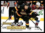 2019 Upper Deck UD Canvas C211 Quinn Hughes Young Guns Rookie Canucks