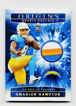 2025 Origins #RPH-OHN Omarion Hampton Rookie Patches RC /199