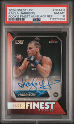 2024 Finest #RFA-KH Kayla Harrison Rookie Finest /25 PSA 8