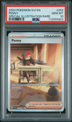2023 Pokemon Scarlet and Violet Special Illustration Rare Penny #252 PSA 10