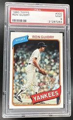 1980 Topps Ron Guidry #300 PSA 9