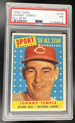 1958 Topps Johnny Temple #478 PSA 7