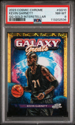 2023 Topps Chrome Gold Interstellar Kevin Garnett #GG10 /50 PSA 8