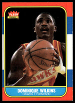 1986 Fleer #121 Dominique Wilkins Rookie RC