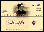 2005 Flair David Wright Significant Signings Auto /250