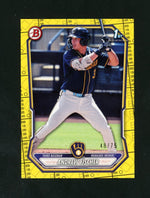 2026 Bowman #BP-149 Andrew Fischer 48/75 Yellow Pattern 1st Bowman