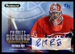 2022 Parkhurst PS Patrick Roy Hand-Numbered Auto /5